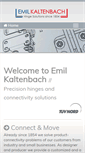 Mobile Screenshot of kaltenbach-hinges.com